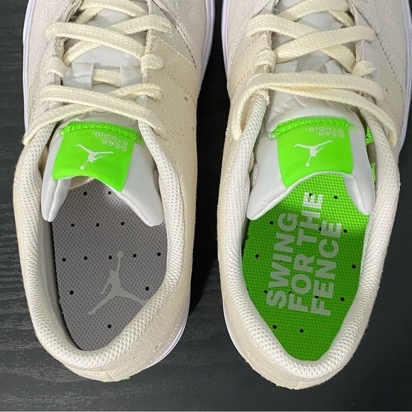 Jordan Series .05 White/Phantom/Green Strike Dear Studio Low Top Sneakers - Picture 7 of 11